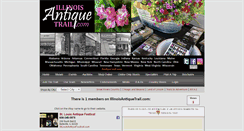 Desktop Screenshot of illinoisantiquetrail.com