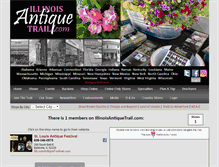Tablet Screenshot of illinoisantiquetrail.com